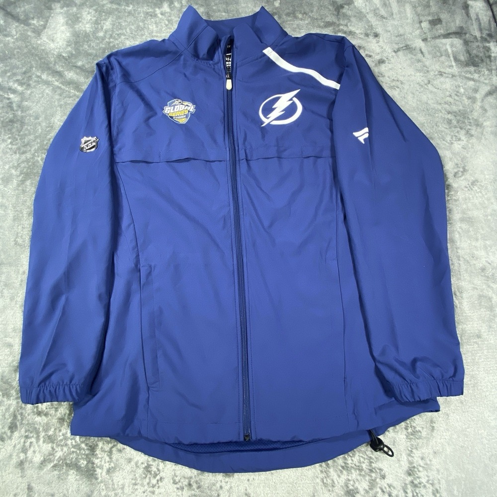 Tampa‎ Bay Lightning Authentic Pro Jacket Mens M Fanatics Sweden NHL Zip Up Vent